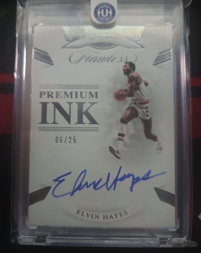2018-19 Panini Flawless Premium Ink #PI-EHY Elvin Hayes — front