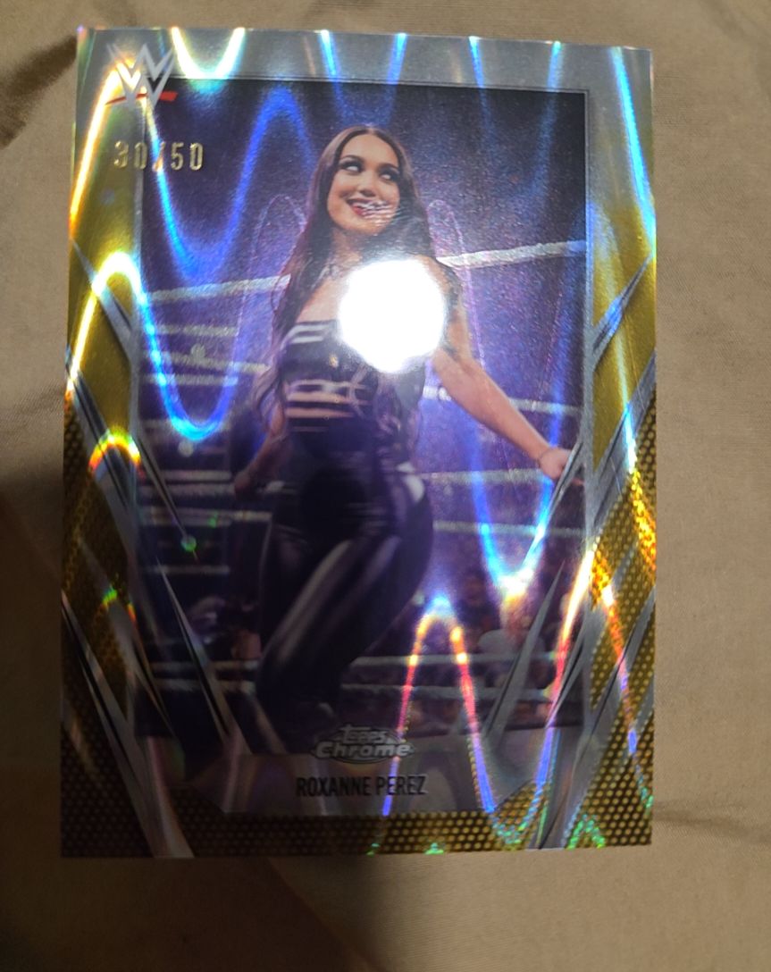 2026 Topps Chrome WWE #65 Roxanne Perez — front