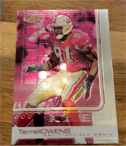 1999 Topps Finest #22 Terrell Owens — front