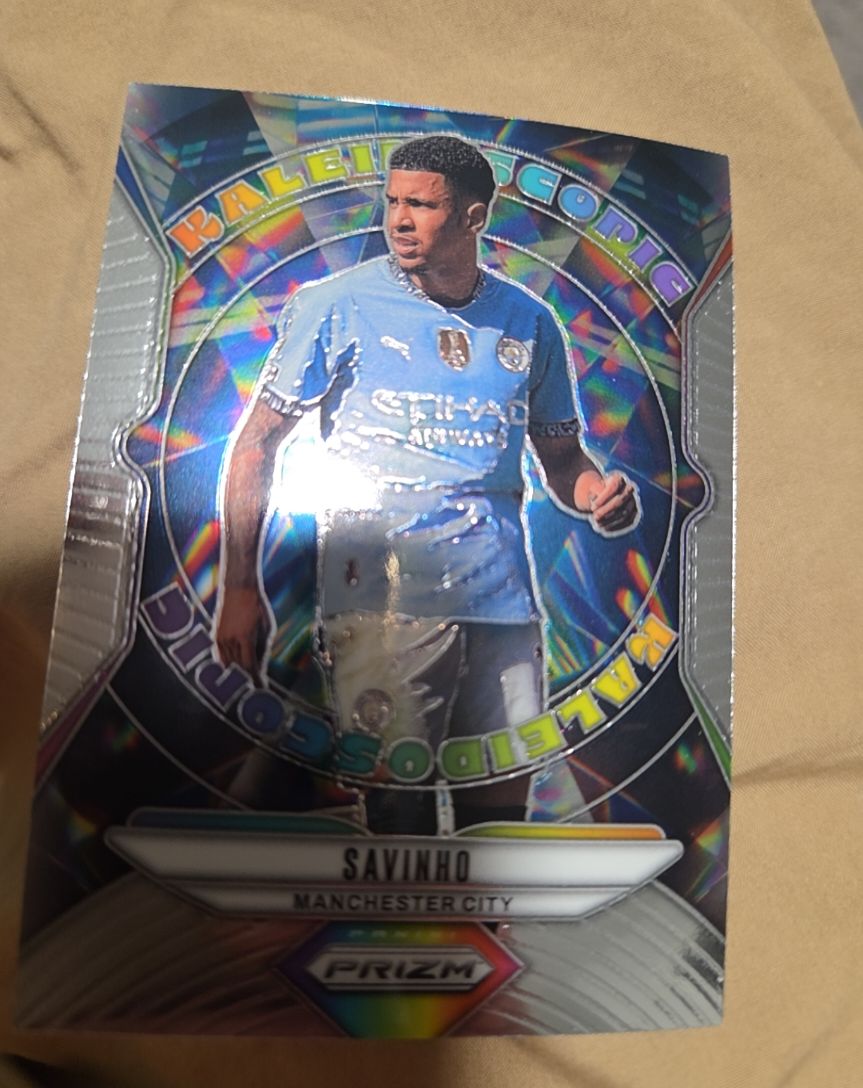 2024-25 Panini Prizm Premier League #25 Savinho Kaleidoscopic — front