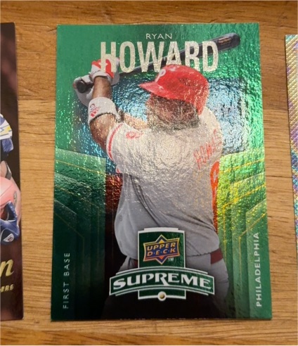 2010 Upper Deck Supreme #S-34 Ryan Howard — front
