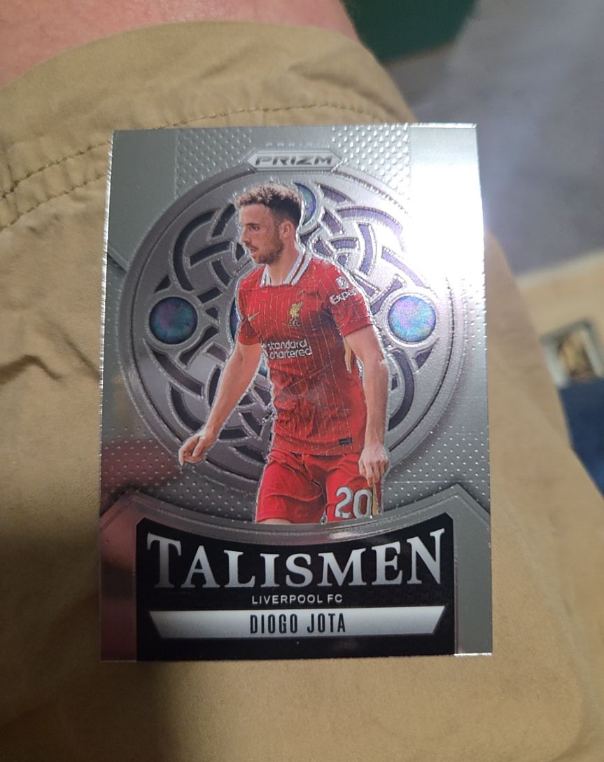 2024-25 Panini Prizm Premier League #3 Diogo Jota Talismen — front