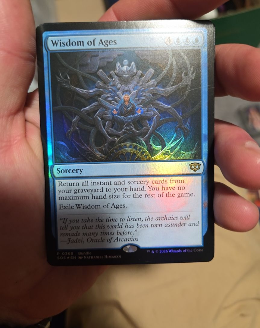 2026 MTG Secrets of Strixhaven #368 Wisdom of Ages — front