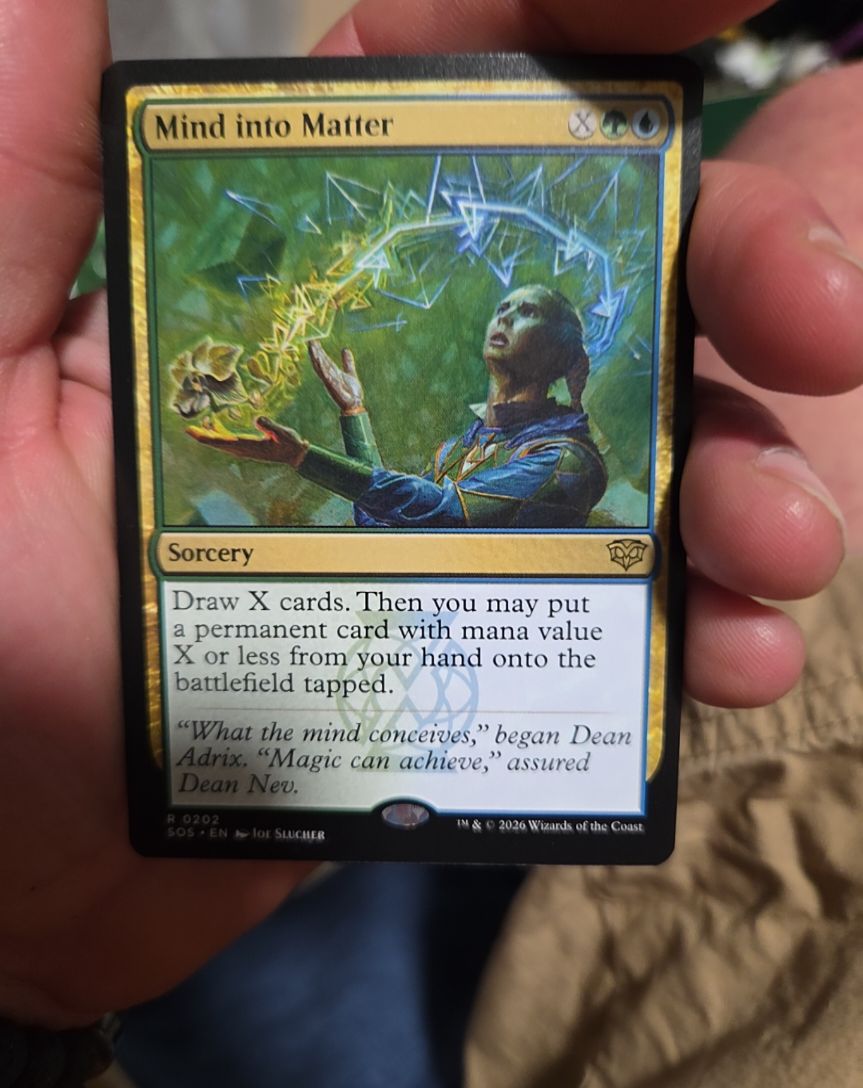 2026 Magic: The Gathering Secrets of Strixhaven #202 Mind into Matter — front