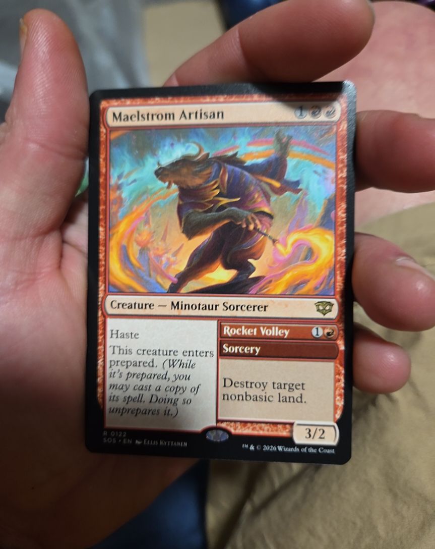 2026 Magic: The Gathering #122 Maelstrom Artisan — front