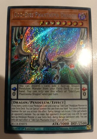 Yu-Gi-Oh! BLCR-EN075 Odd-Eyes Phantasma Dragon — front