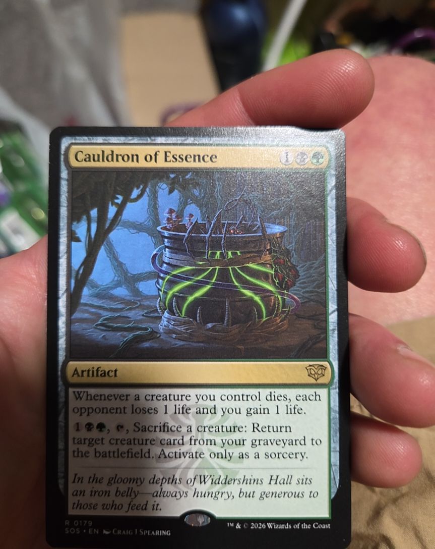 2026 Secrets of Strixhaven #179 Cauldron of Essence — front