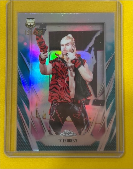 2026 Topps Chrome WWE #91 Tyler Breeze — front