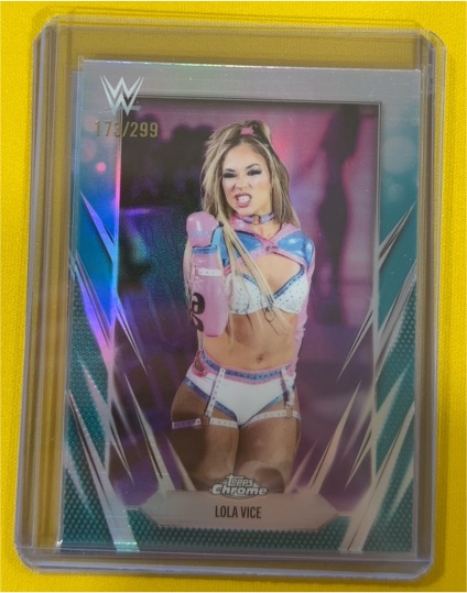 2026 Topps Chrome WWE #98 Lola Vice — front