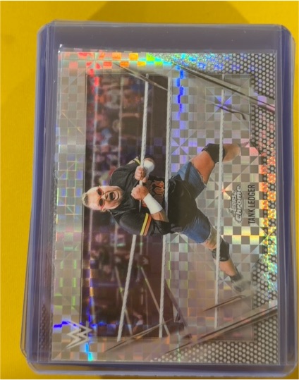 2026 Topps Chrome WWE #185 Tank Ledger — front