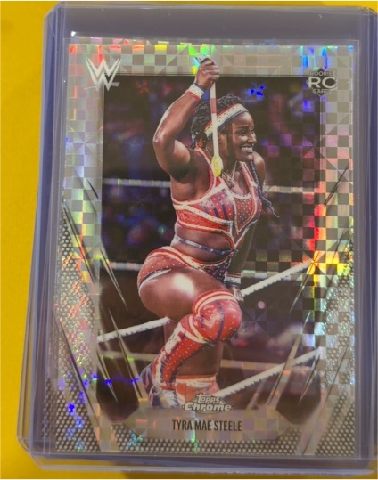 2026 Topps Chrome WWE #144 Tyra Mae Steele — front