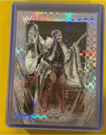 2026 Topps Chrome WWE #174 Kairi Sane X-Fractor — front