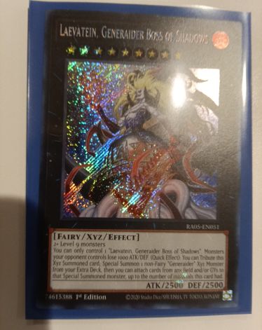 2023 Yu-Gi-Oh! RA05-EN051 Laevatein, Generaider Boss of Shadows — front