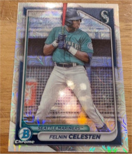 2024 Bowman Chrome #BCP-94 Felnin Celesten — front
