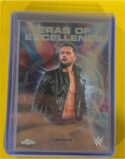 2026 Topps Chrome WWE #ERA-19 Finn Balor Eras of Excellence — front