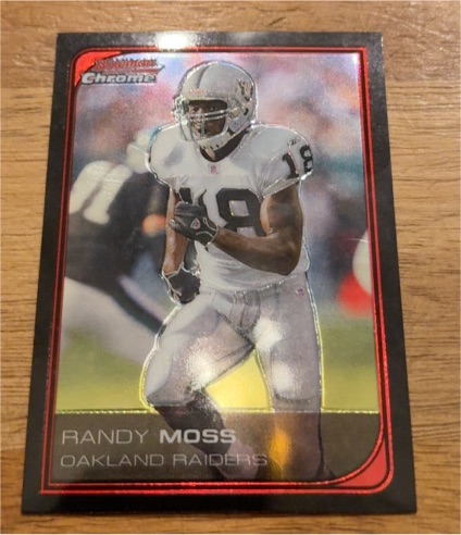 2006 Bowman Chrome #133 Randy Moss — front