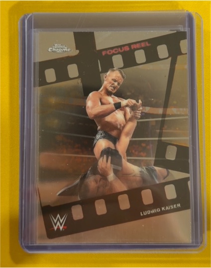 2026 Topps Chrome WWE #FR-17 Ludwig Kaiser Focus Reel — front