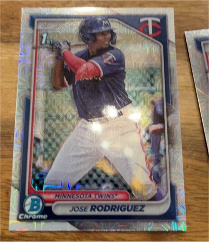 2024 Bowman Chrome #BCP-71 Jose Rodriguez — front