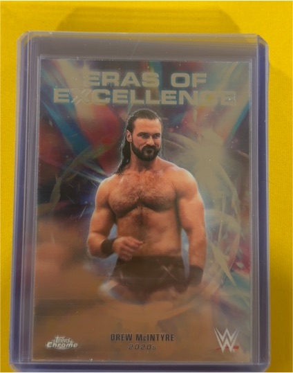 2026 Topps Chrome WWE #ERA-32 Drew McIntyre Eras of Excellence — front