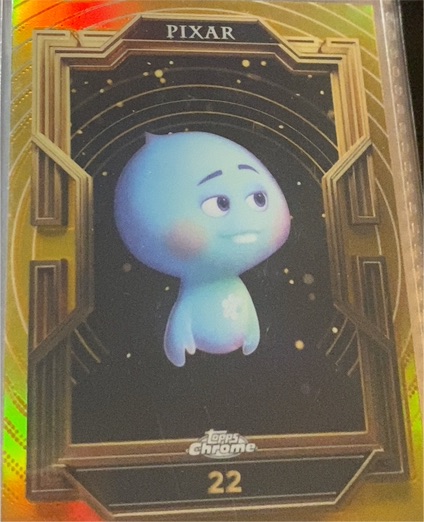 2025 Topps Chrome Pixar Gold #80 Soul 22 — front