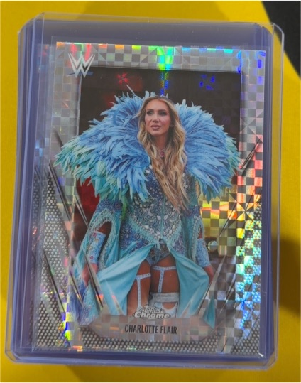 2026 Topps Chrome WWE #89 Charlotte Flair X-Fractor — front