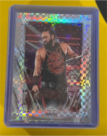 2026 Topps Chrome WWE #55 Jacob Fatu — front