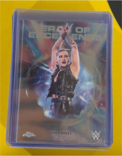 2026 Topps Chrome WWE #ERA-27 Rhea Ripley Eras of Excellence — front