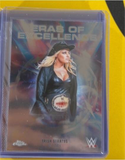 2026 Topps Chrome WWE #ERA-35 Trish Stratus Eras of Excellence — front