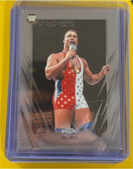 2026 Topps Chrome WWE #123 Kurt Angle — front