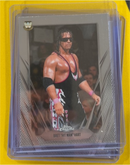 2026 Topps Chrome WWE #30 Bret "Hit Man" Hart — front