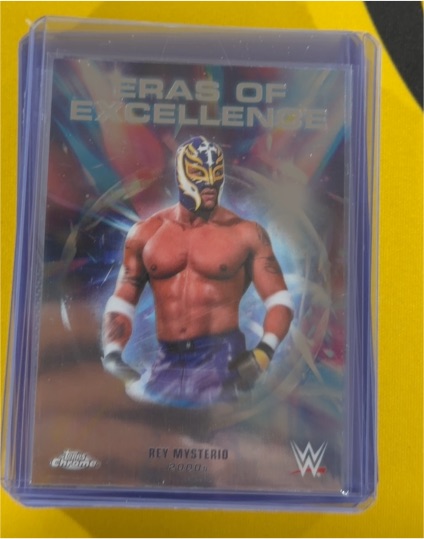 2026 Topps Chrome WWE Eras of Excellence #ERA-4 Rey Mysterio — front