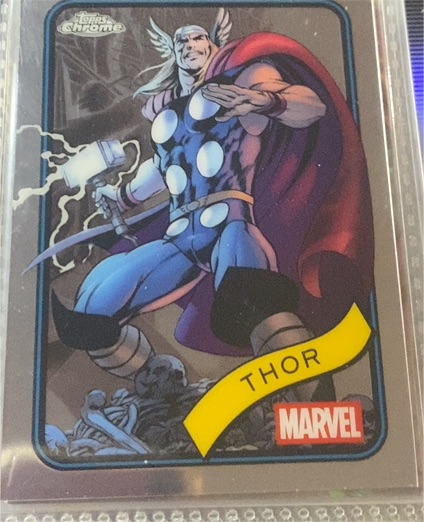 2025 Topps Chrome Marvel #119 Thor — front
