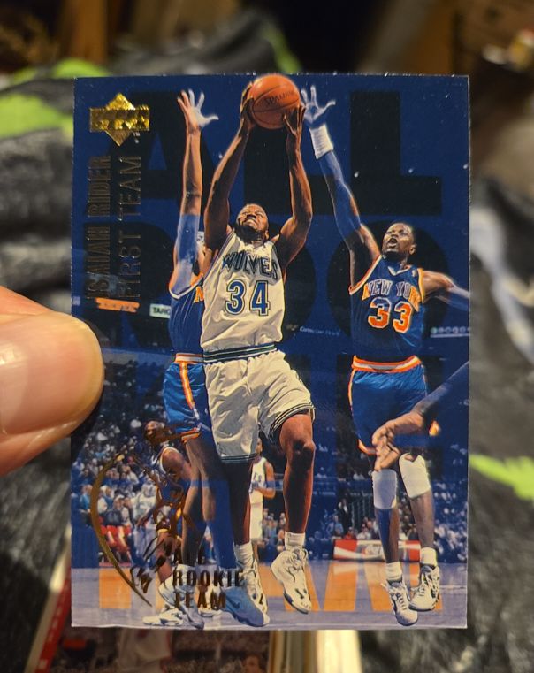 1994-95 Upper Deck #5 Isaiah Rider — front