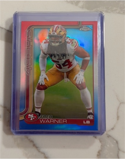 2025 Topps Chrome #268 Fred Warner — front
