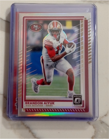 2025 Panini Donruss Optic #168 Brandon Aiyuk — front