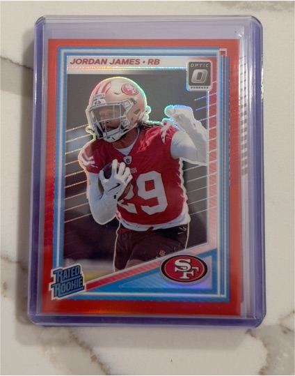 2025 Panini Donruss Optic #374 Jordan James — front