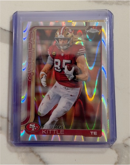 2025 Topps Chrome #267 George Kittle — front