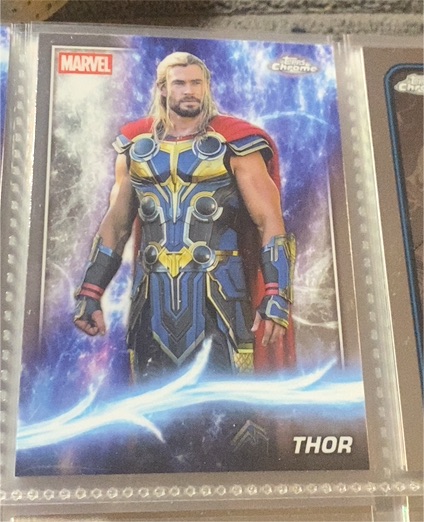 2025 Topps Chrome Marvel Studios #134 Thor — front