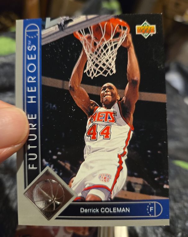 1993-94 Upper Deck #28 Derrick Coleman Future Heroes — front