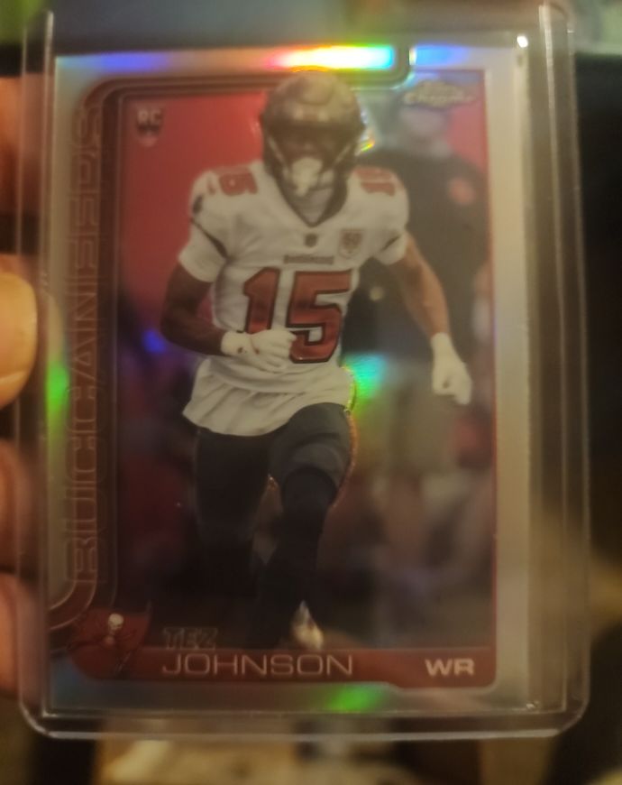 2025 Topps Chrome #342 Tez Johnson — front