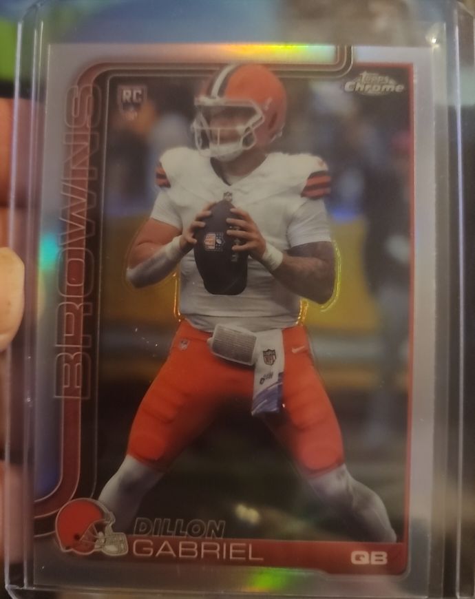 2025 Topps Chrome #317 Dillon Gabriel — front