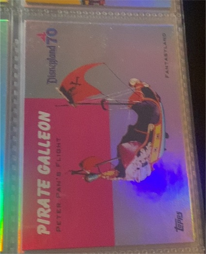 2025 Topps Disneyland 70th Anniversary #T54-20 Pirate Galleon Peter Pan's Flight — front