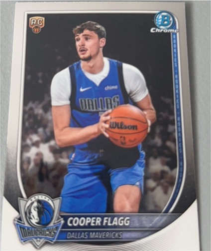 2025-26 Bowman Chrome #BCV-1 Cooper Flagg — front