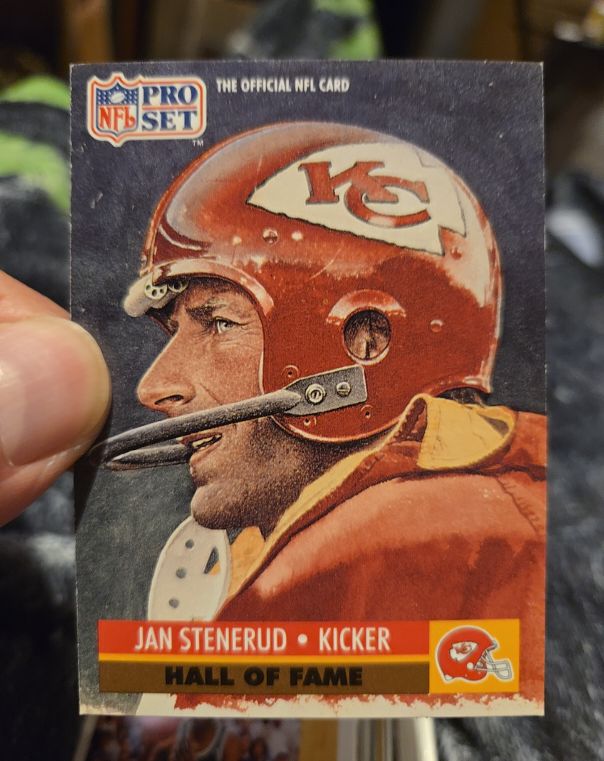 1991 Pro Set #31 Jan Stenerud — front
