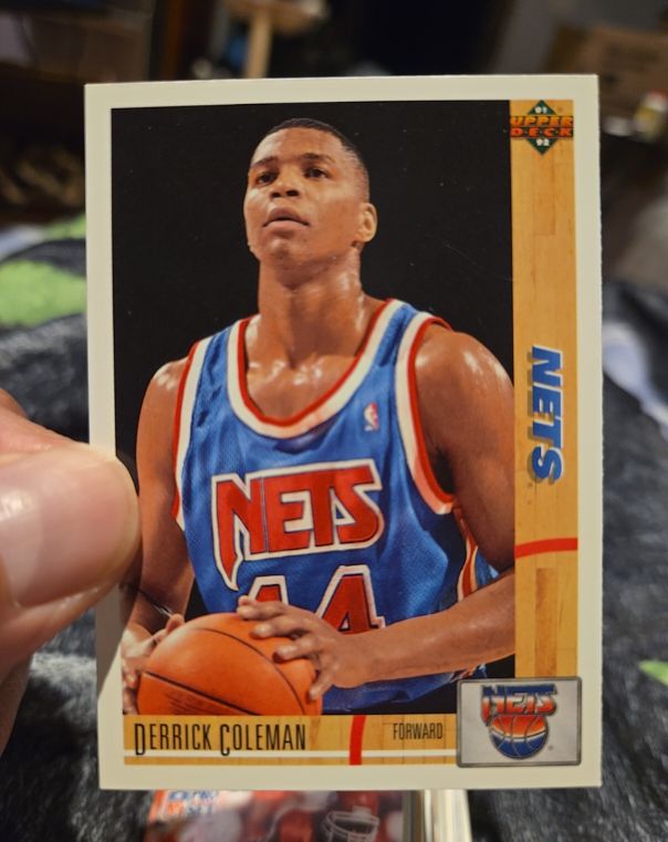 1991-92 Upper Deck #332 Derrick Coleman — front