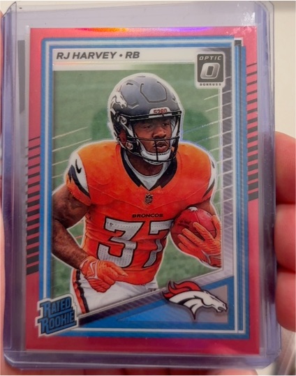 2025 Panini Donruss Optic #208 RJ Harvey — front