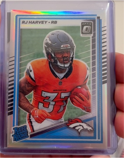 2025 Panini Donruss Optic #208 RJ Harvey — front