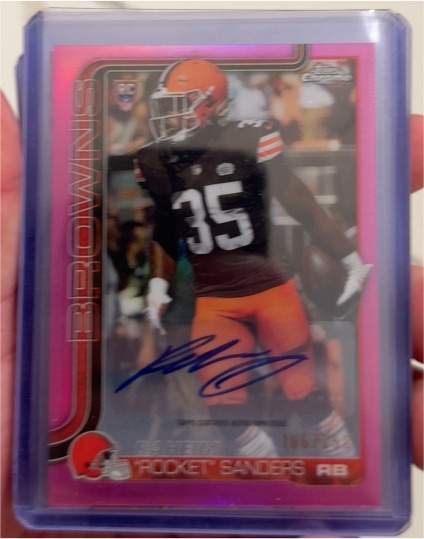 2025 Topps Chrome #RRA-RRS Raheim Sanders — front