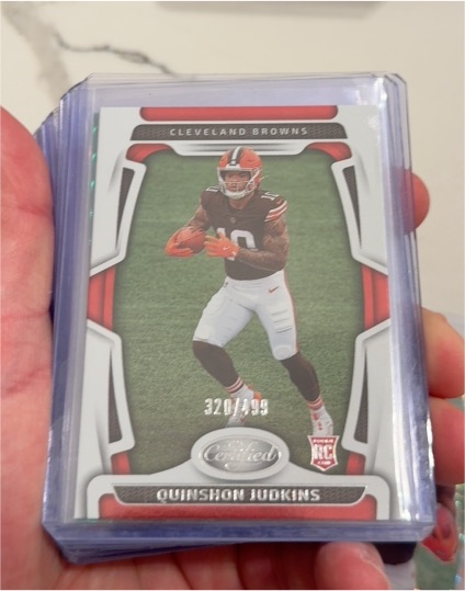2025 Panini Certified #121 Quinshon Judkins — front
