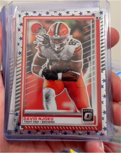 2025 Panini Donruss Optic #76 David Njoku — front
